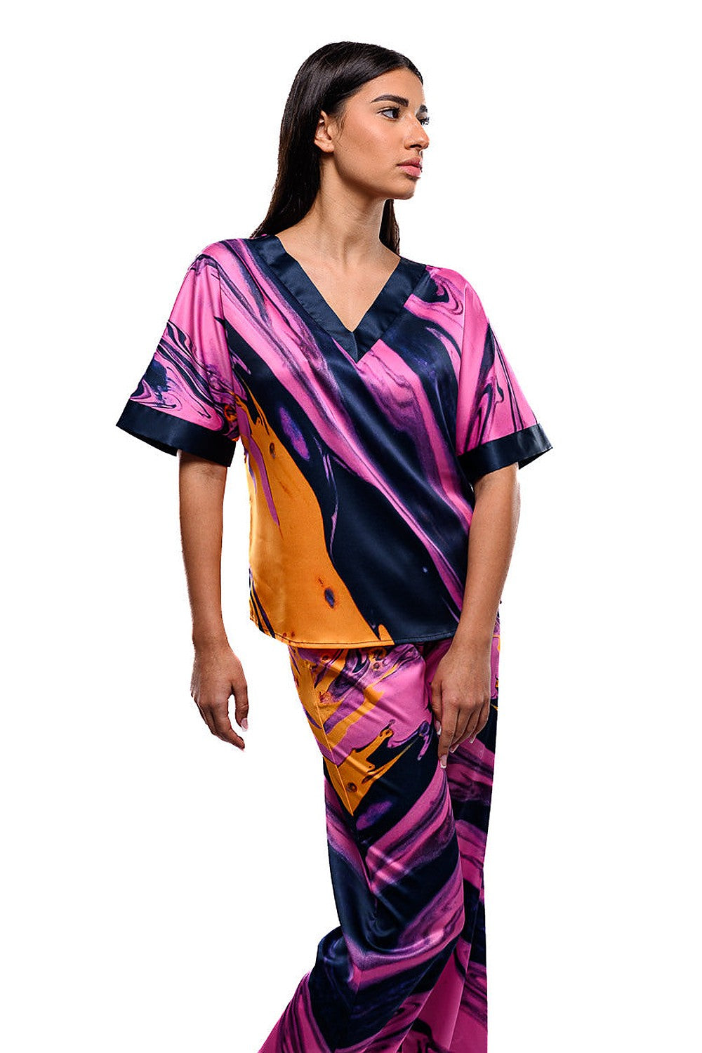 Marble Pajama Pants - 3