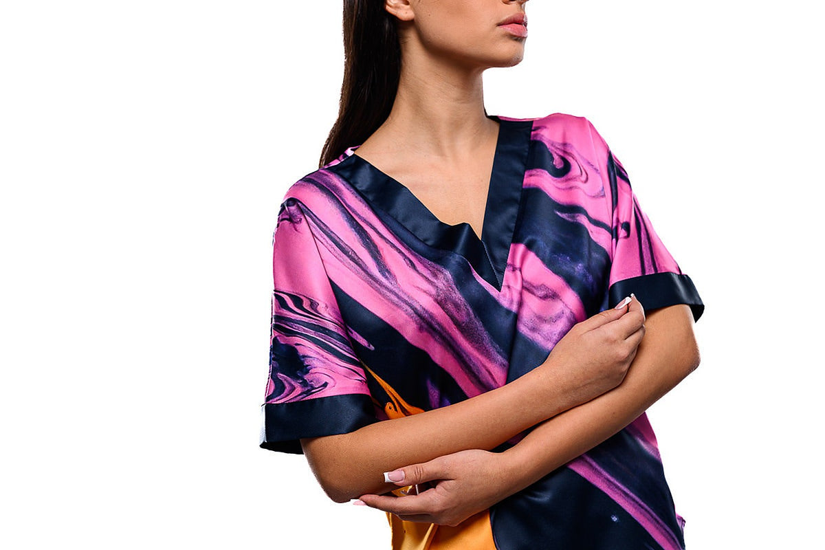 Marble Pajama Tshirt - 4