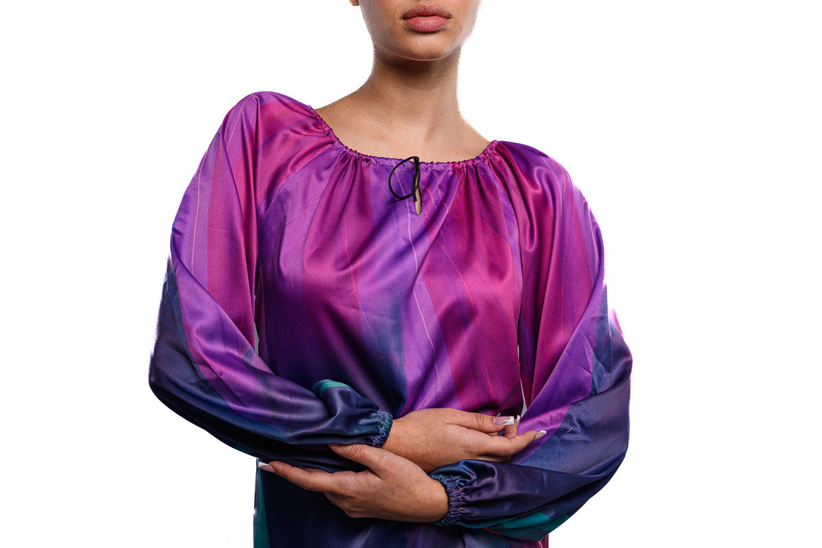 Raglan Purple Blouse