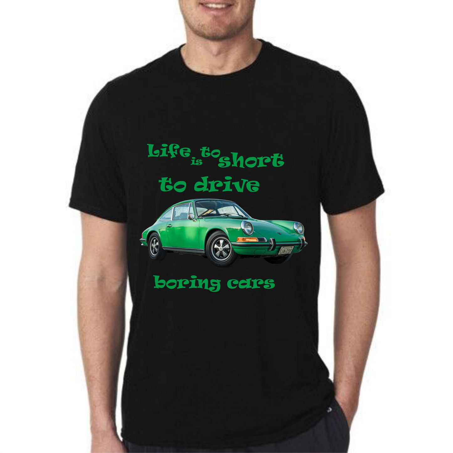 Tricou Bărbați Negru - Life is too short