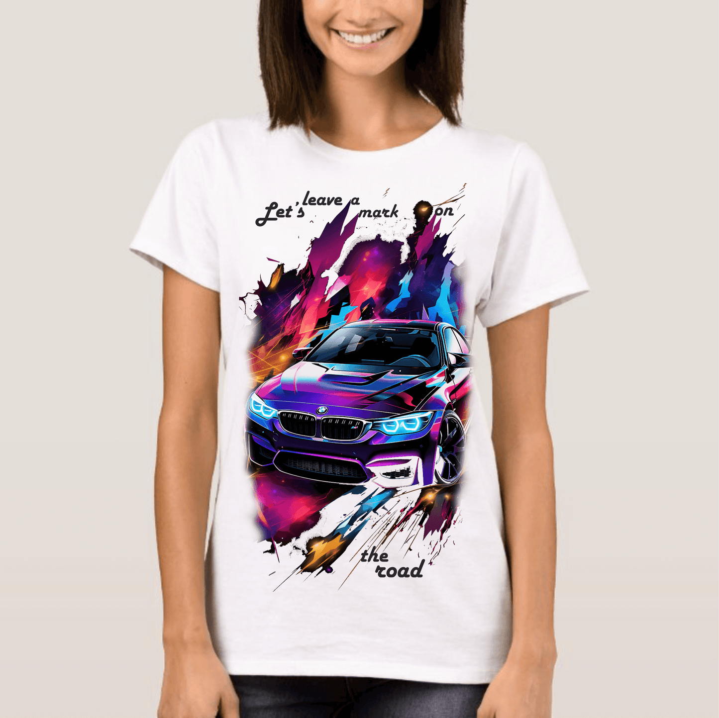 Tricou Femei Alb - On The Road