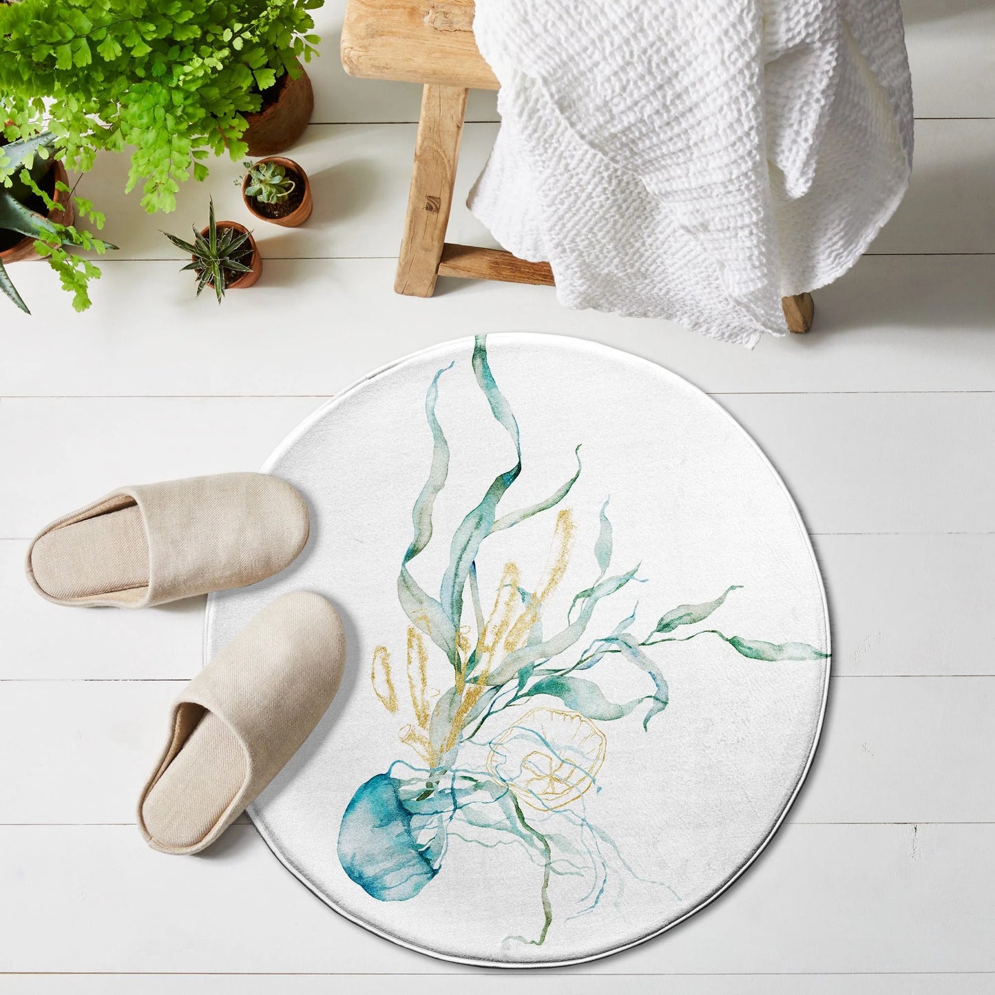 Covoraș Rotund - Ocean Vibes