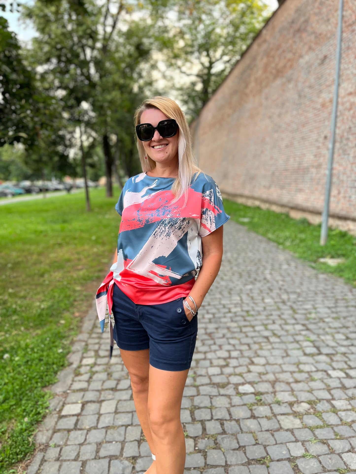 Tricou Satin Geometry