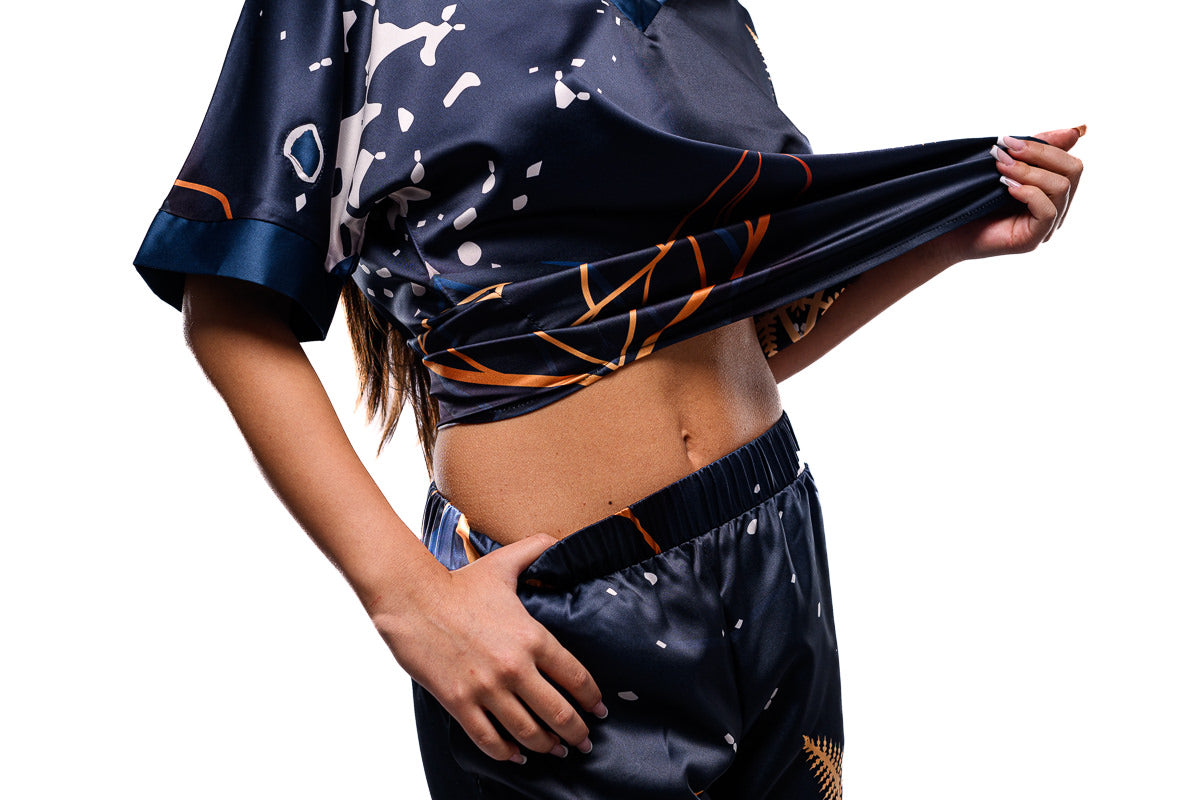 Tricou pijama Gold Leaf