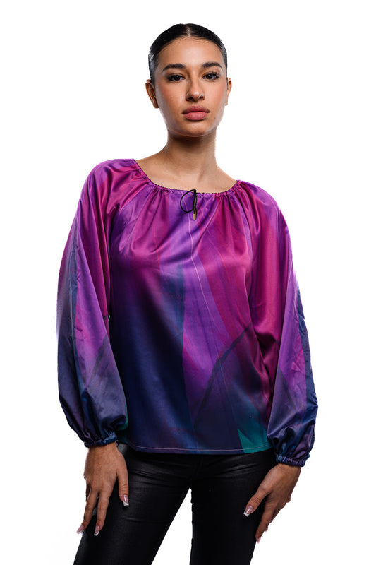 Raglan Purple Blouse